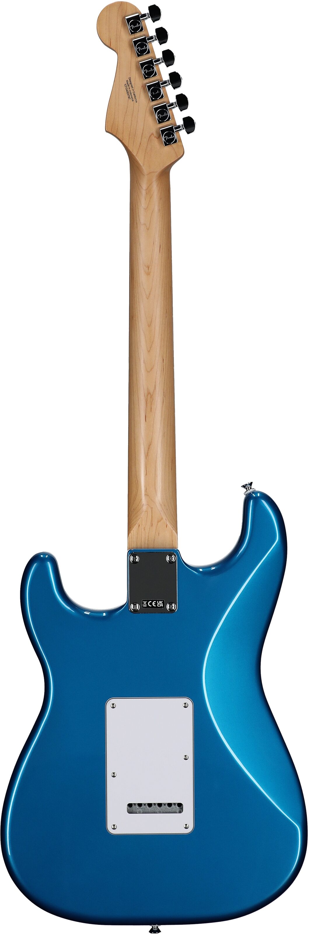 Fender Standard Stratocaster Electric Guitar, Laurel Fingerboard, Aqua Marine Metallic, Full Straight Back