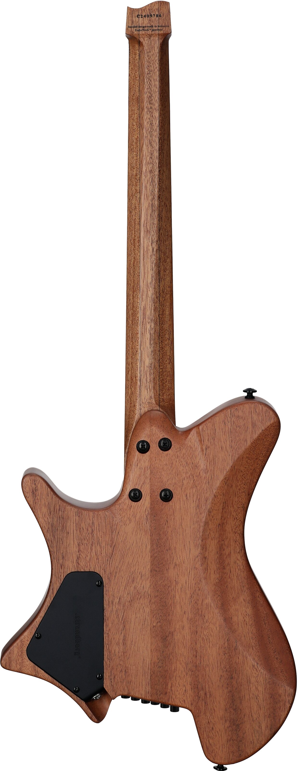 Strandberg Salen Jazz NX 6 Electric Guitar (with Gig Bag), Natural, Full Straight Back