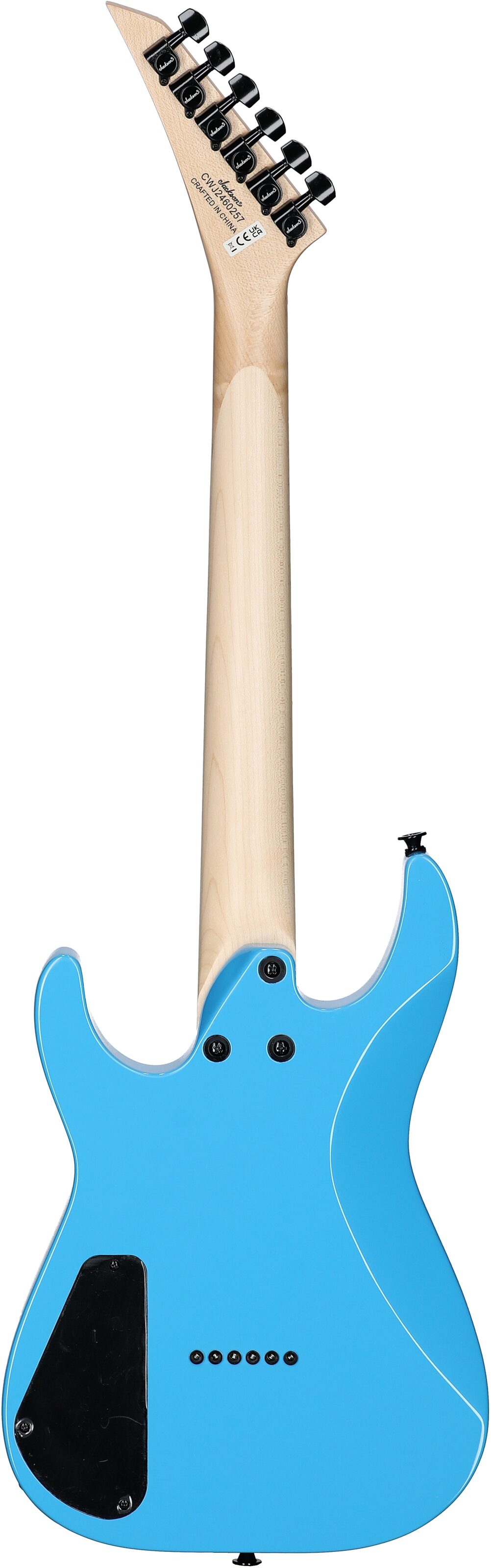 Jackson JS Series Dinky Minion JS1X 2/3-Scale Electric Guitar, Infinity Blue, Full Straight Back