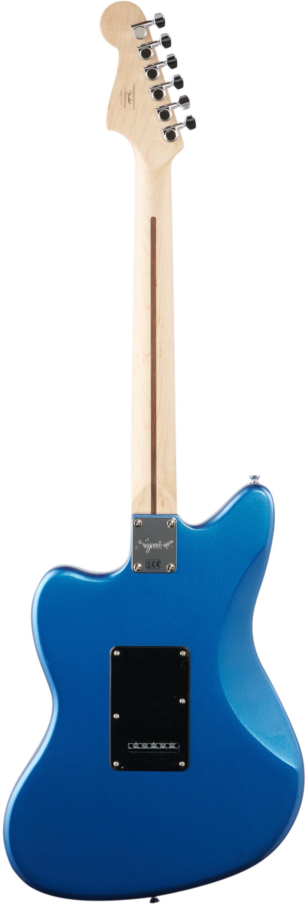 Squier Affinity Jazzmaster Electric Guitar, Laurel Fingerboard, Lake Placid Blue, Full Straight Back