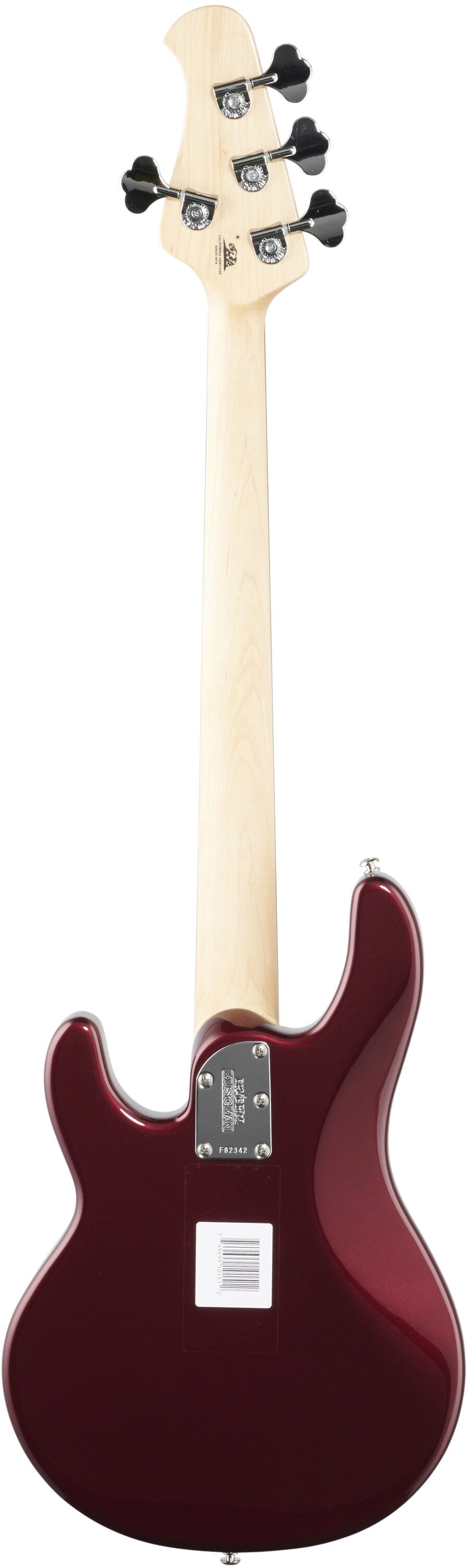 Ernie Ball Music Man Short Scale StingRay Electric Bass (with Case), Full Straight Back