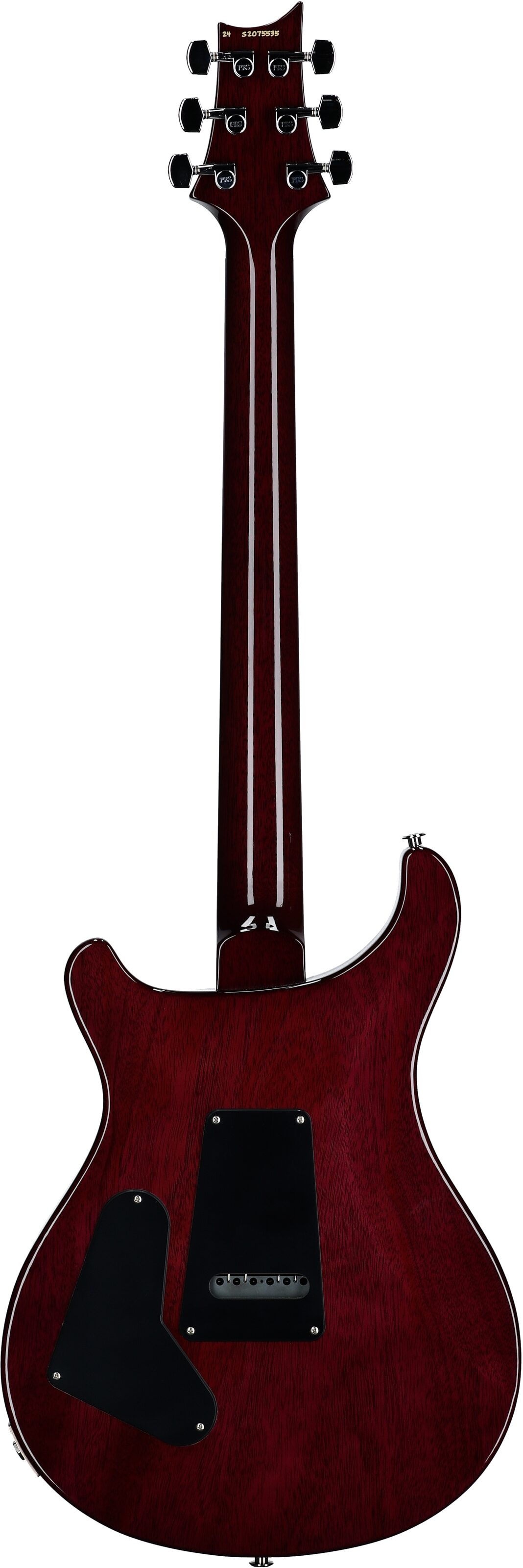 PRS Paul Reed Smith S2 Custom 24-08 Electric Guitar (with Gig Bag), Faded Gray Black Purple Burst, Open Box (Very Good), Full Straight Back