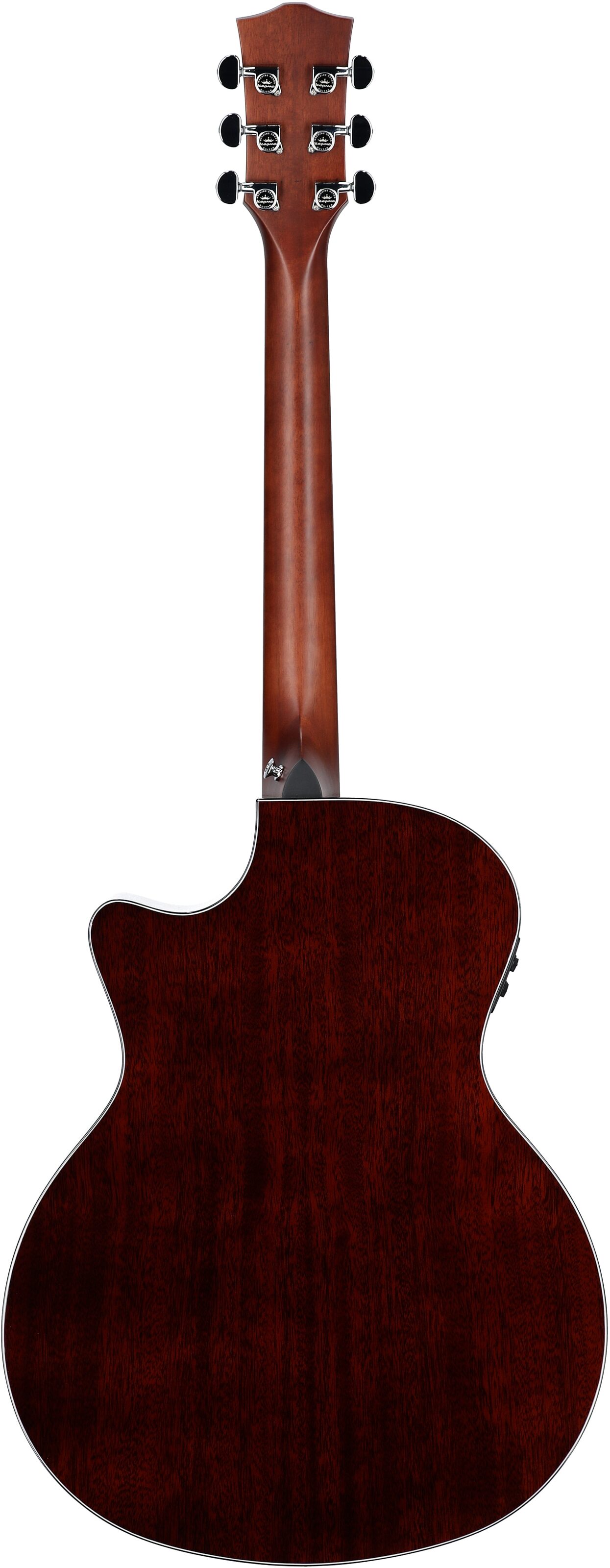 Kepma Elite Series GA2-232 Acoustic-Electric Guitar (with Gig Bag), Sunburst, Full Straight Back