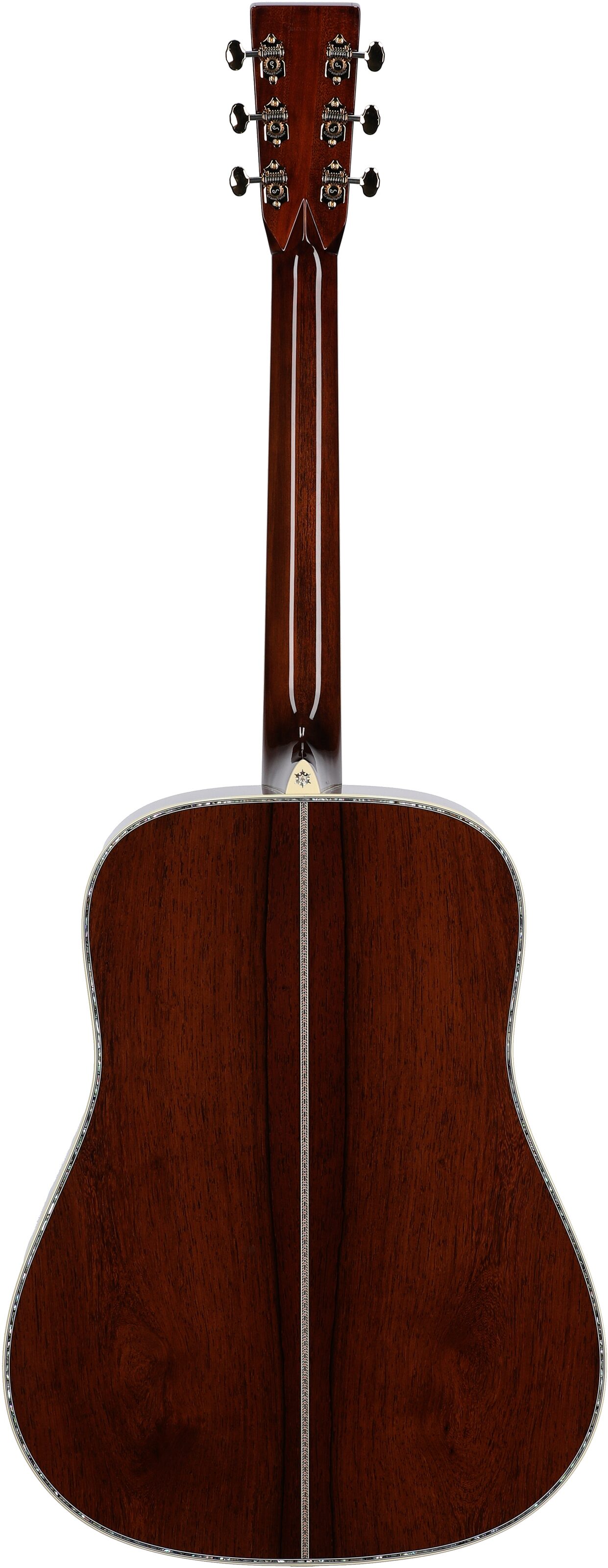 Martin D-45 Bentley Snowflake Custom Edition Acoustic Guitar (with Case), Full Straight Back
