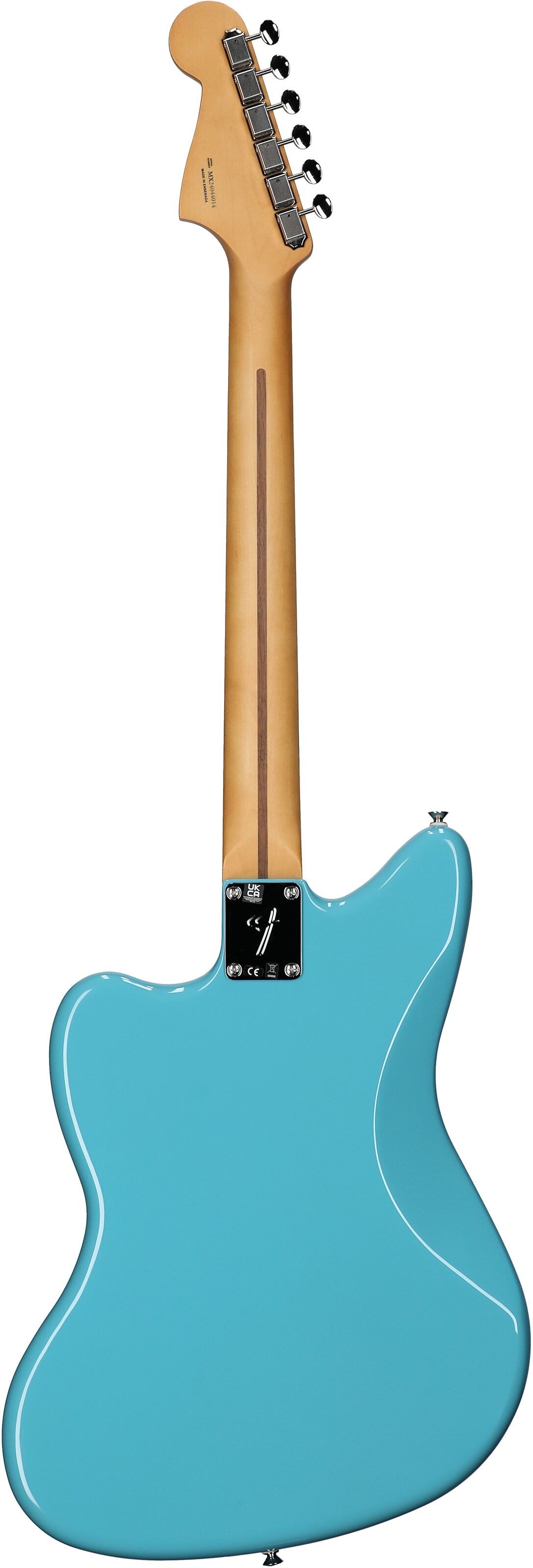Fender Player II Jazzmaster Electric Guitar, with Rosewood Fingerboard, Aquatone Blue, Full Straight Back