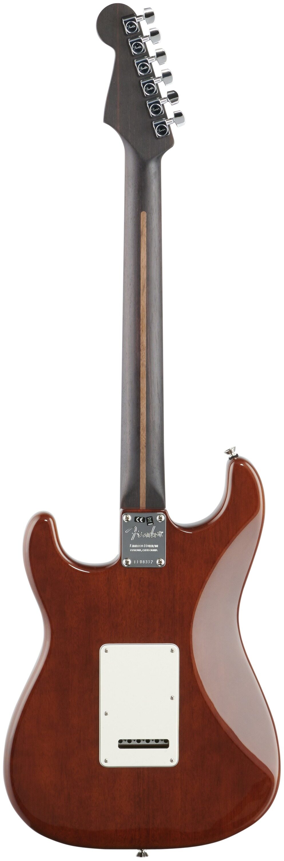 Fender Rarities Stratocaster Thinline HSS, Solid Rosewood Neck, Electric Guitar (with Case), Full Straight Back