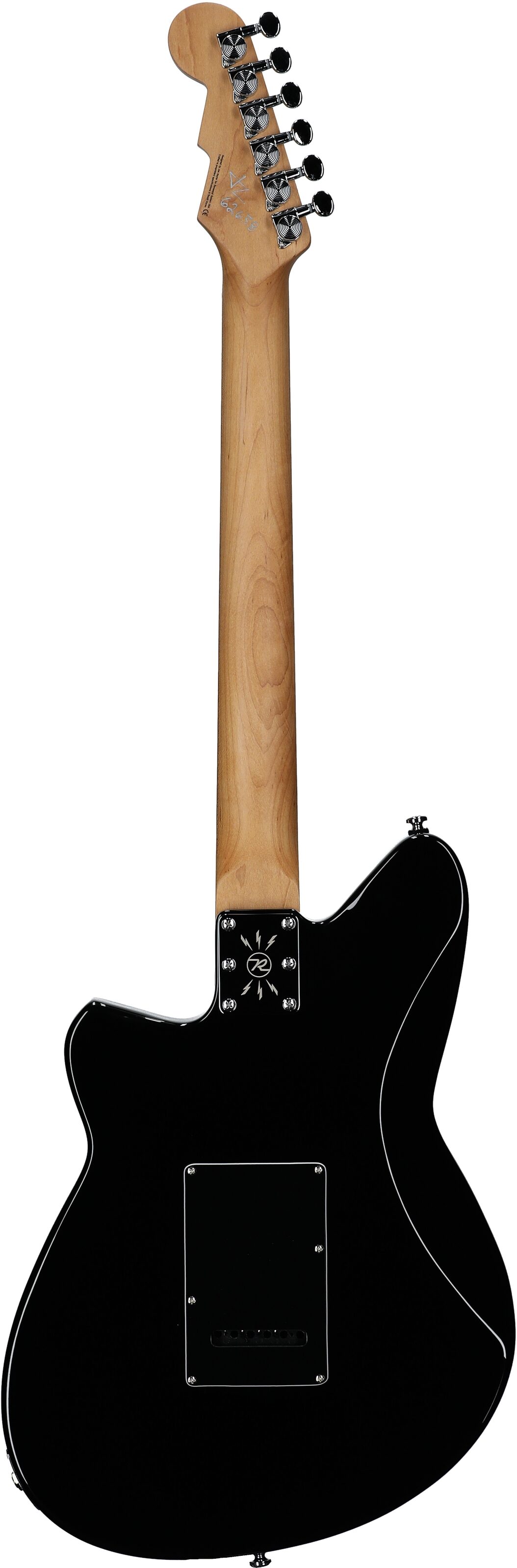 Reverend Jetstream HB Electric Guitar, Midnight Black, Open Box (Very Good), Full Straight Back