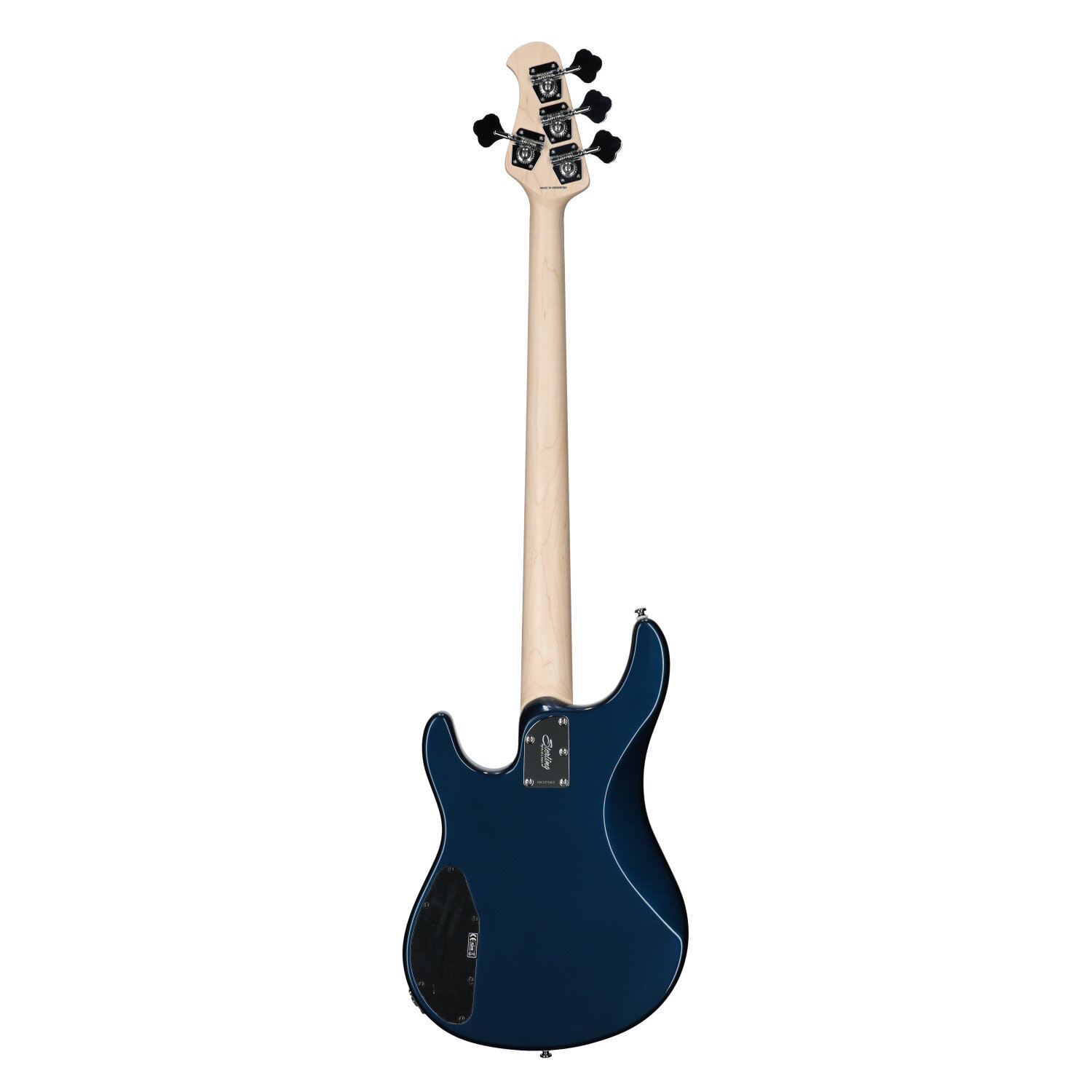 Sterling by Music Man SB14 Electric Bass, Blue Pearl, Full Straight Back