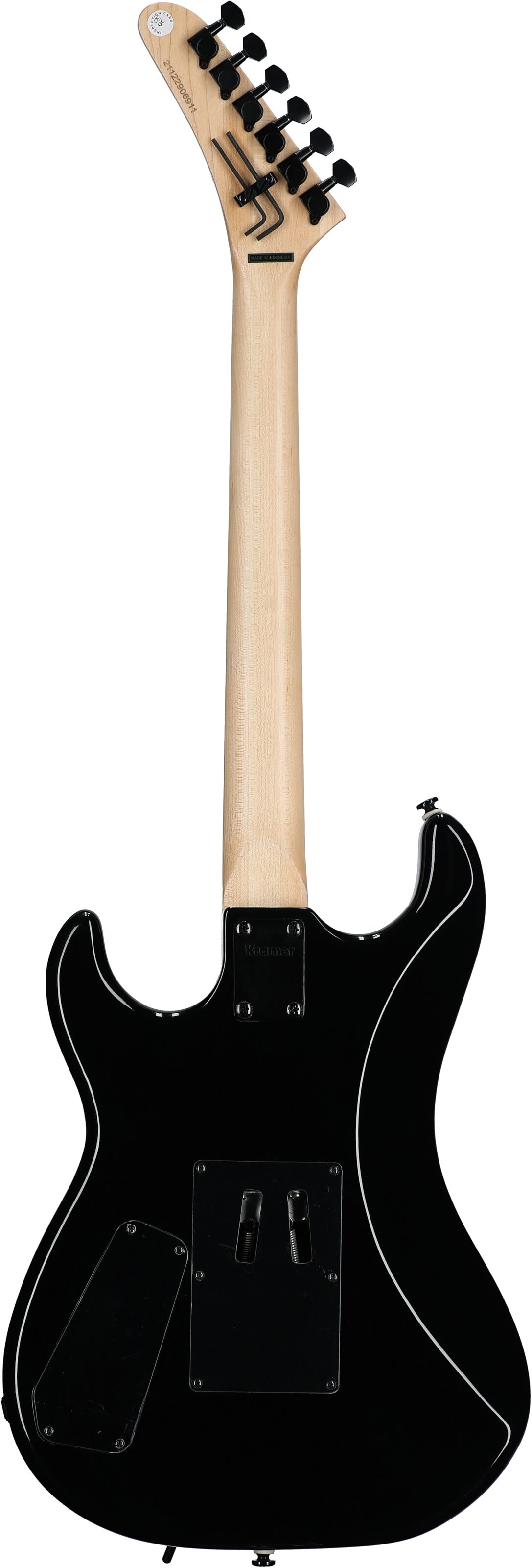 Kramer Baretta Original Series Electric Guitar, Ebony, Open Box (Very Good), Full Straight Back