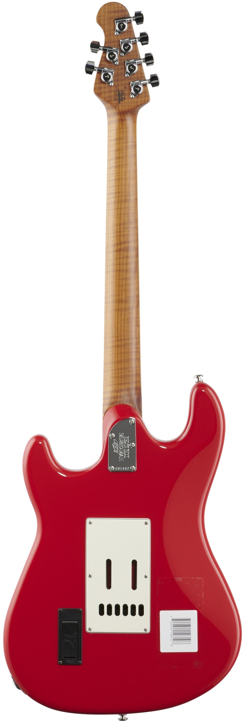 Ernie Ball Music Man Cutlass BFR Electric Guitar (with Case), Full Straight Back