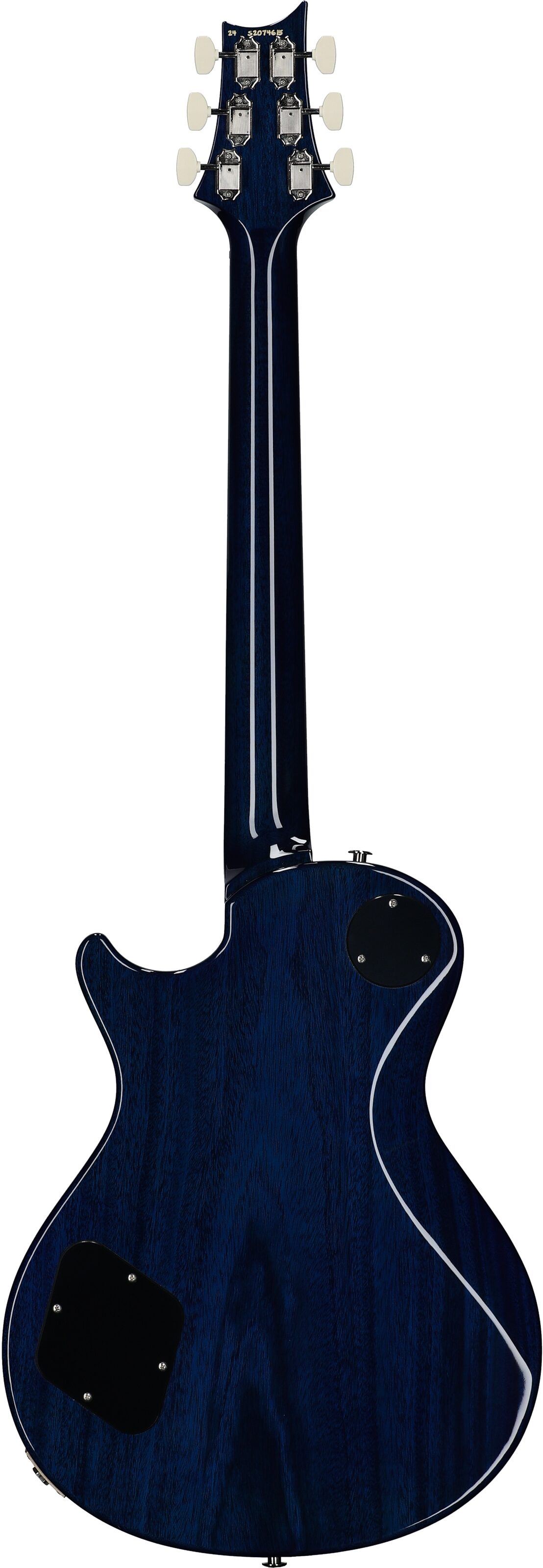 PRS Paul Reed Smith S2 McCarty 594 Singlecut Electric Guitar (with Gig Bag), Faded Gray Black Blue Burst, Full Straight Back