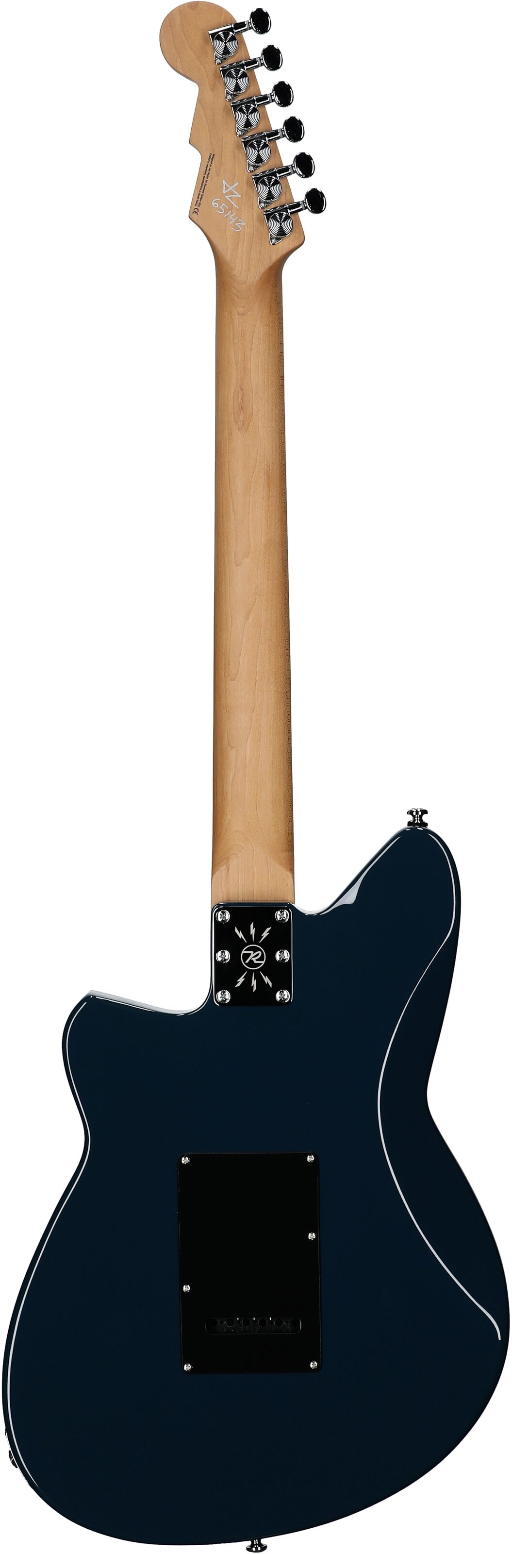 Reverend Jetstream HB Electric Guitar, High Tide Blue, Roasted Maple Fretboard, Full Straight Back