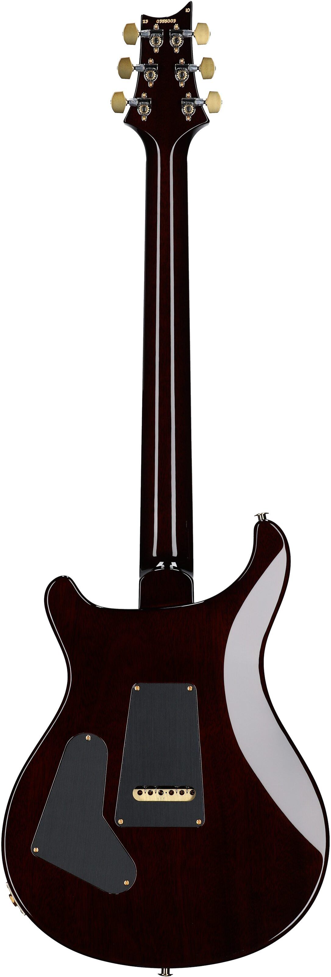 PRS Paul Reed Smith Custom 24-08 10-Top Electric Guitar (with Case), Orange Tiger, Full Straight Back