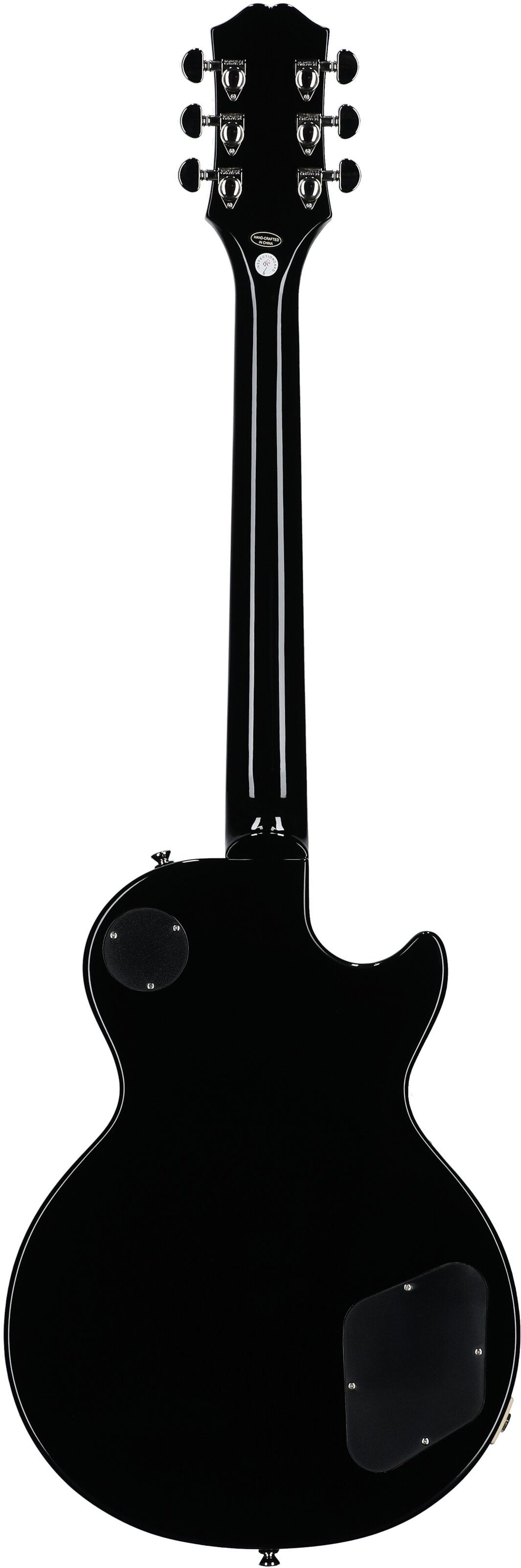 Epiphone Les Paul Standard 60s Electric Guitar, Left-Handed, Ebony, Open Box (Very Good), Full Straight Back