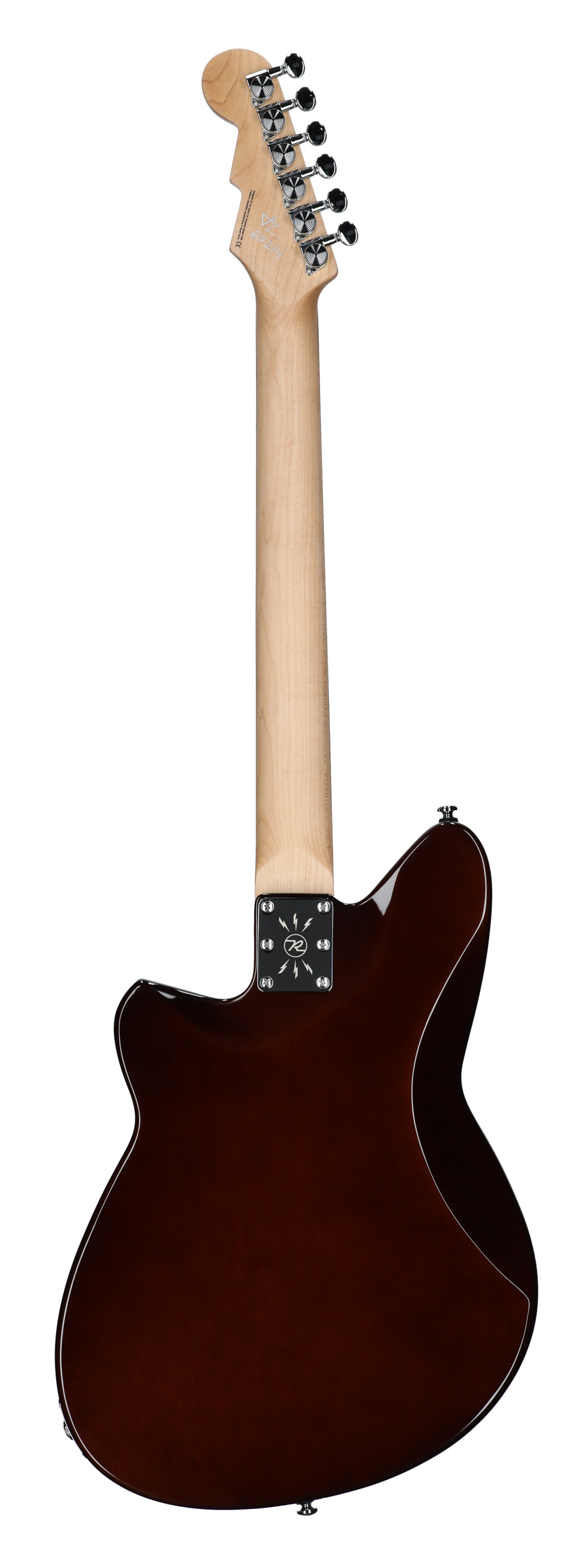 Reverend Jetstream HCB Electric Guitar, Violin Brown, Full Straight Back