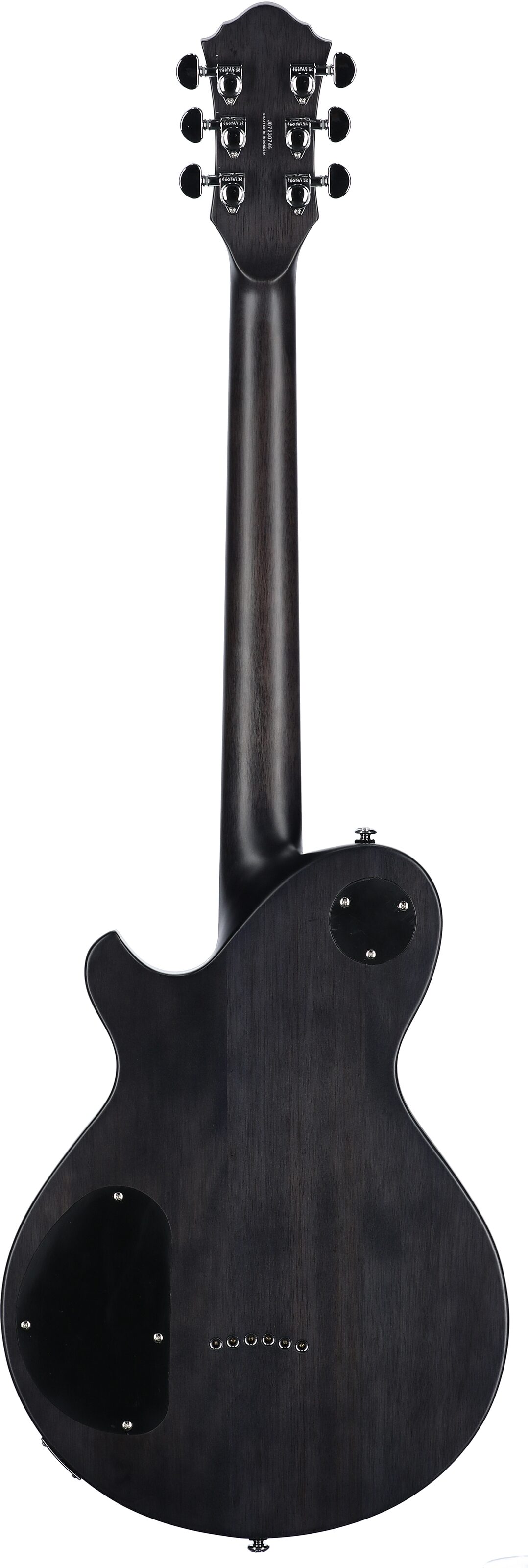 Michael Kelly Patriot Decree SB Slim Body Open Pore Electric Guitar, Transparent Sunburst, Full Straight Back