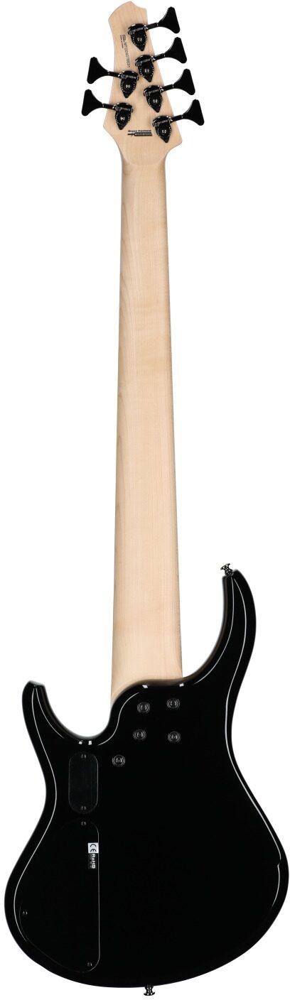 MTD Kingston Z6MP Electric Bass, 6-String (with Maple Fingerboard), Tobacco Sunburst, Full Straight Back