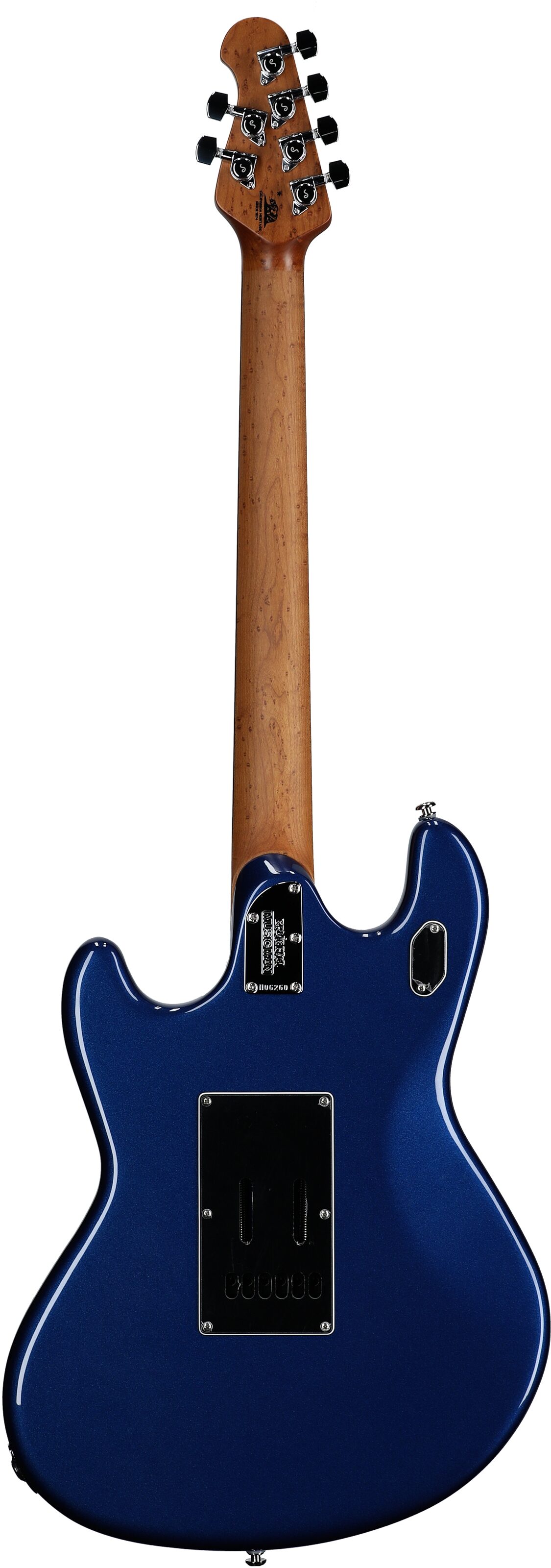 Ernie Ball Music Man StingRay RS Electric Guitar (with Case), Lakeside Blue, Open Box (Very Good), Full Straight Back