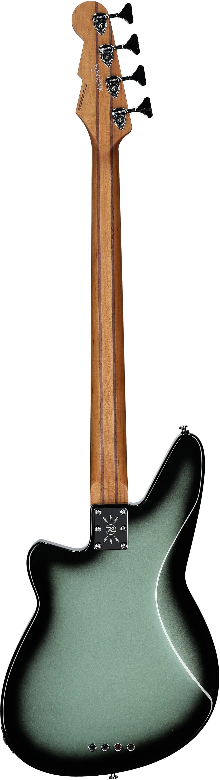 Reverend Triad 4 Electric Bass, Alpine Burst, Maple Fretboard, Full Straight Back