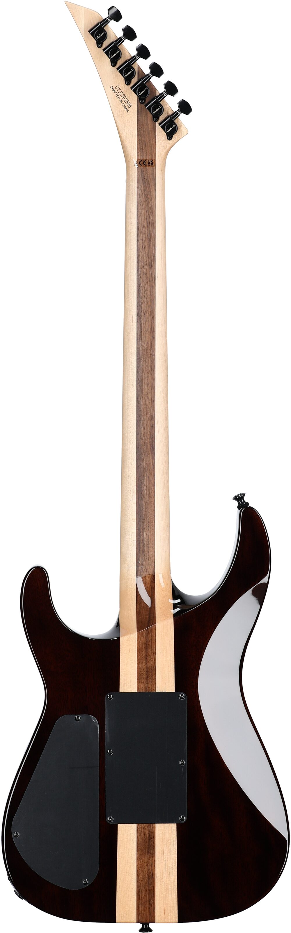Jackson Pro Plus Soloist SLA3Q Electric Guitar (with Gig Bag), Poplar Burst, Open Box (Very Good), Full Straight Back