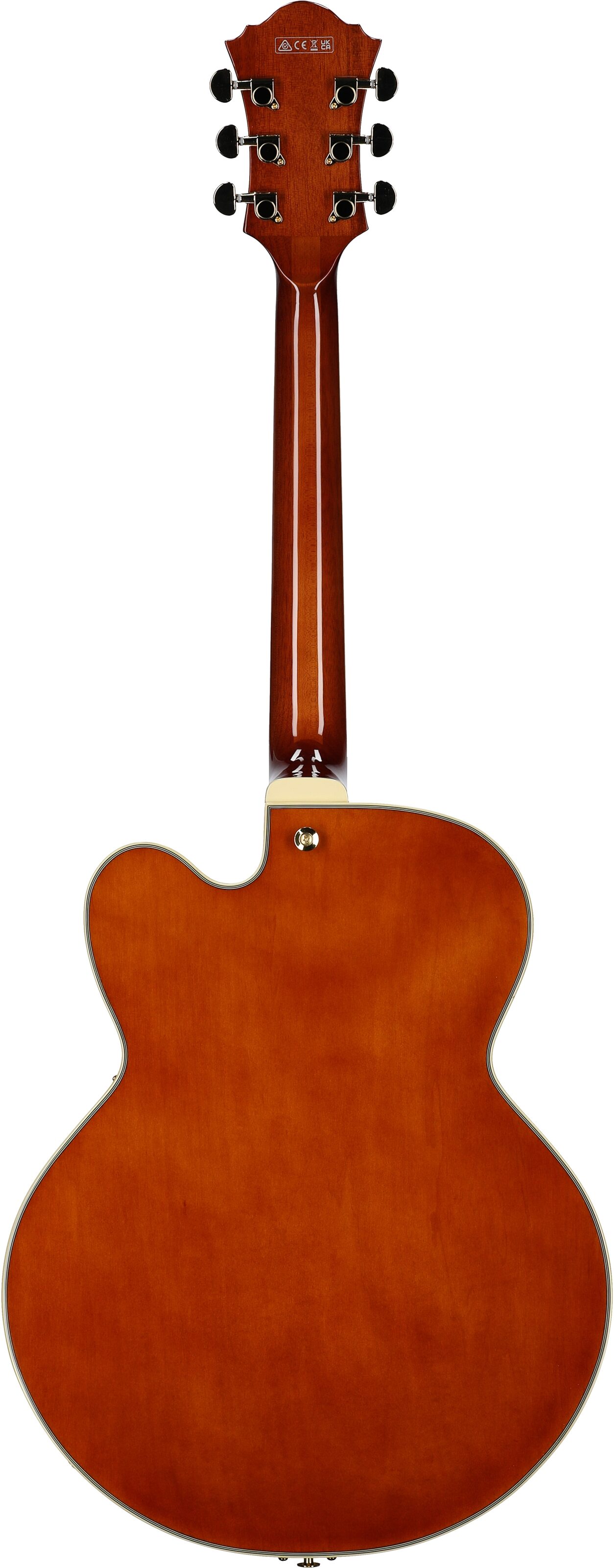 Ibanez Artcore Expressionist AF95 Electric Guitar, Dark Amber, Open Box (Very Good), Full Straight Back