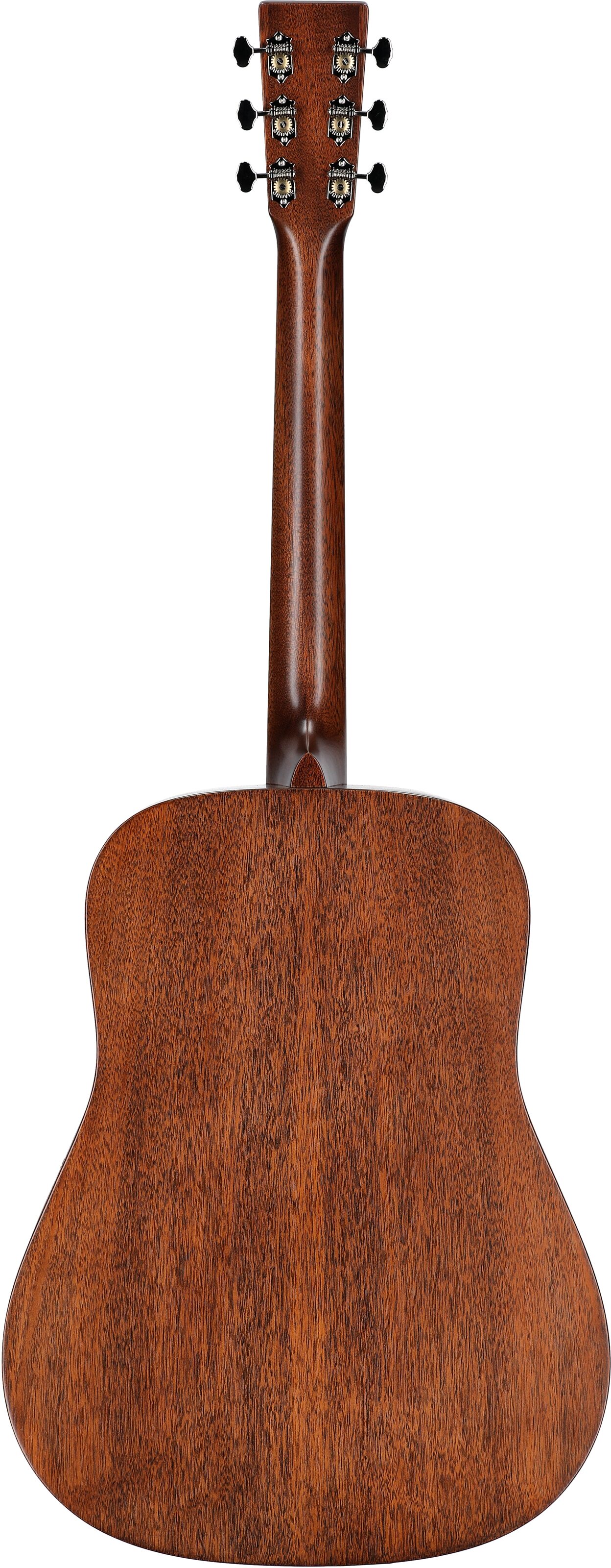 Martin D-17-v2 Acoustic Guitar (with Case), Natural, Full Straight Back