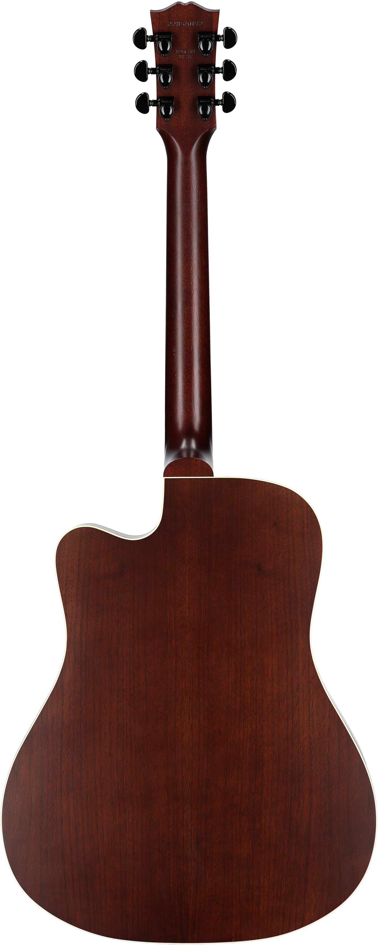 Gibson Limited Edition Exclusive Songwriter Studio EC Acoustic-Electric Guitar (with Soft Case), Vintage Sunburst, Full Straight Back