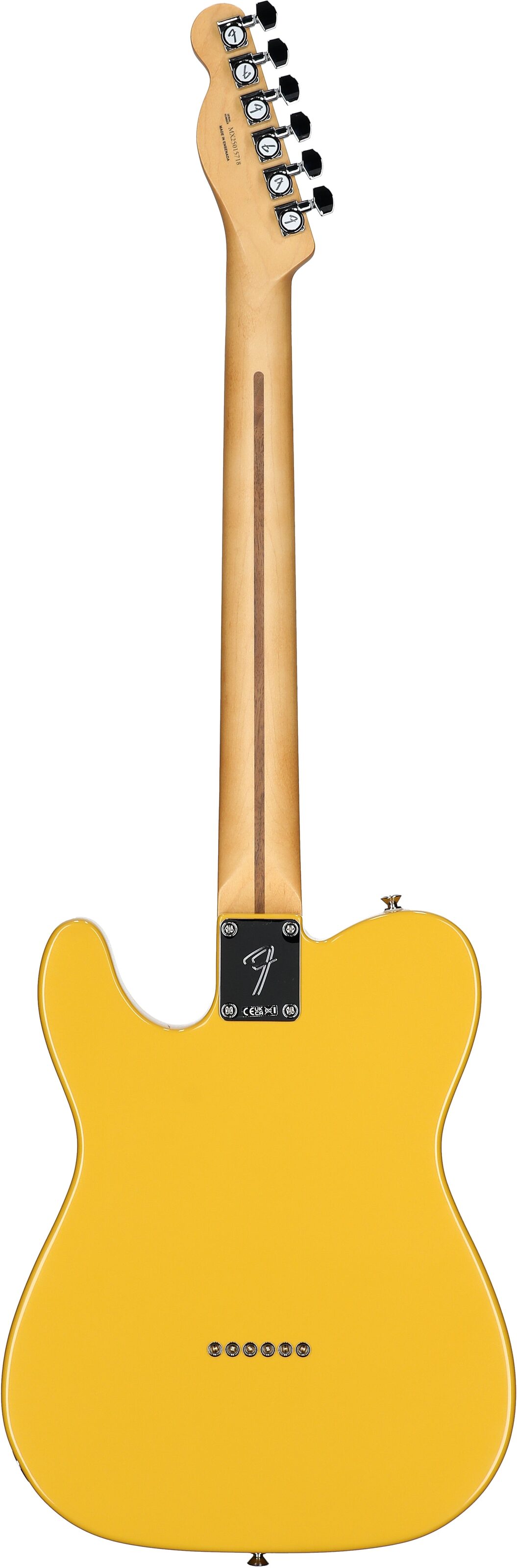 Fender Player II Modified Telecaster SH Electric Guitar, Maple Fingerboard (with Gig Bag), Sunshine Yellow, Full Straight Back