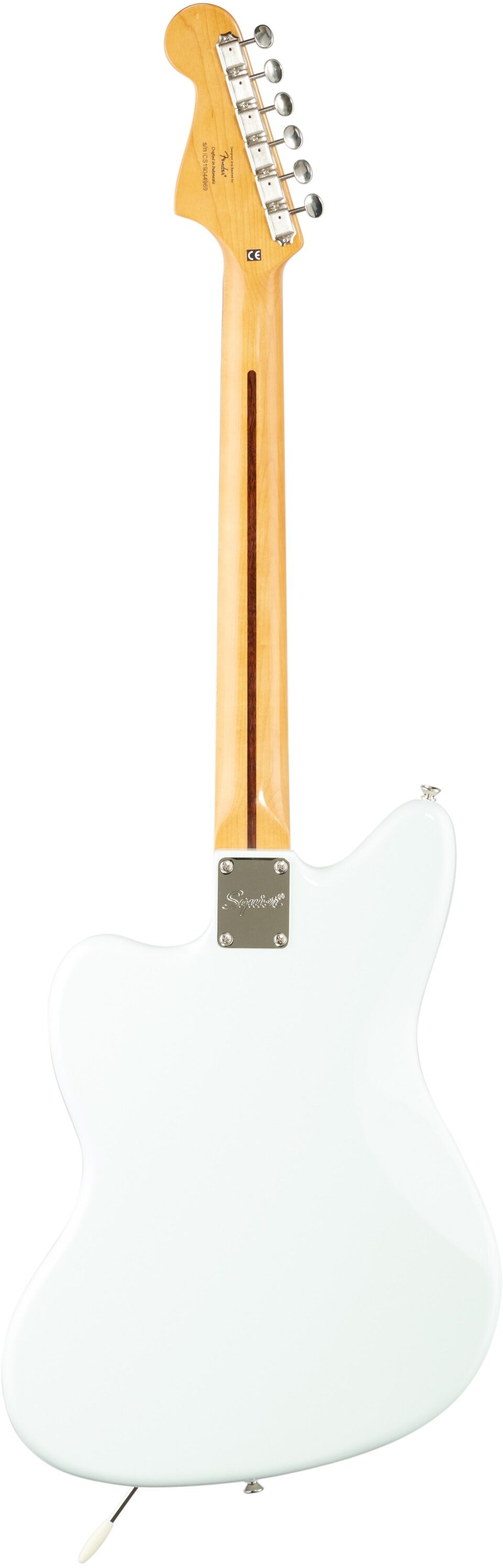 Squier Classic Vibe '60s Jazzmaster Electric Guitar, with Laurel Fingerboard, Sonic Blue, Full Straight Back