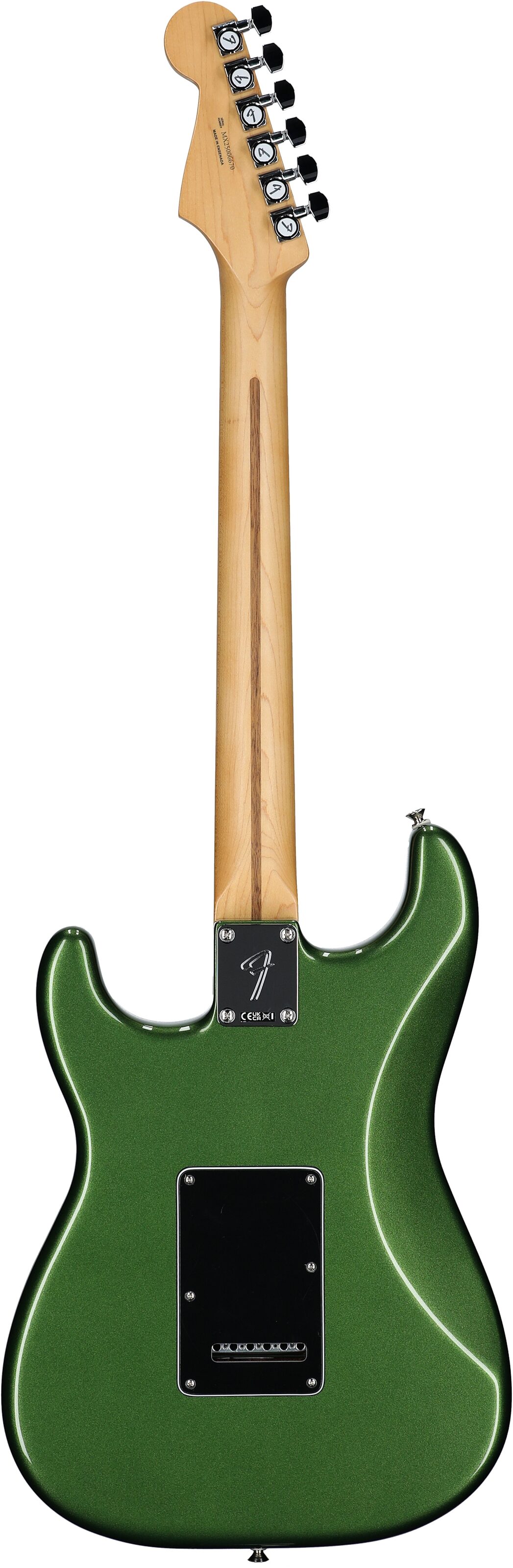 Fender Player II Modified Stratocaster Electric Guitar, Maple Fingerboard (with Gig Bag), Harvest Green, Full Straight Back