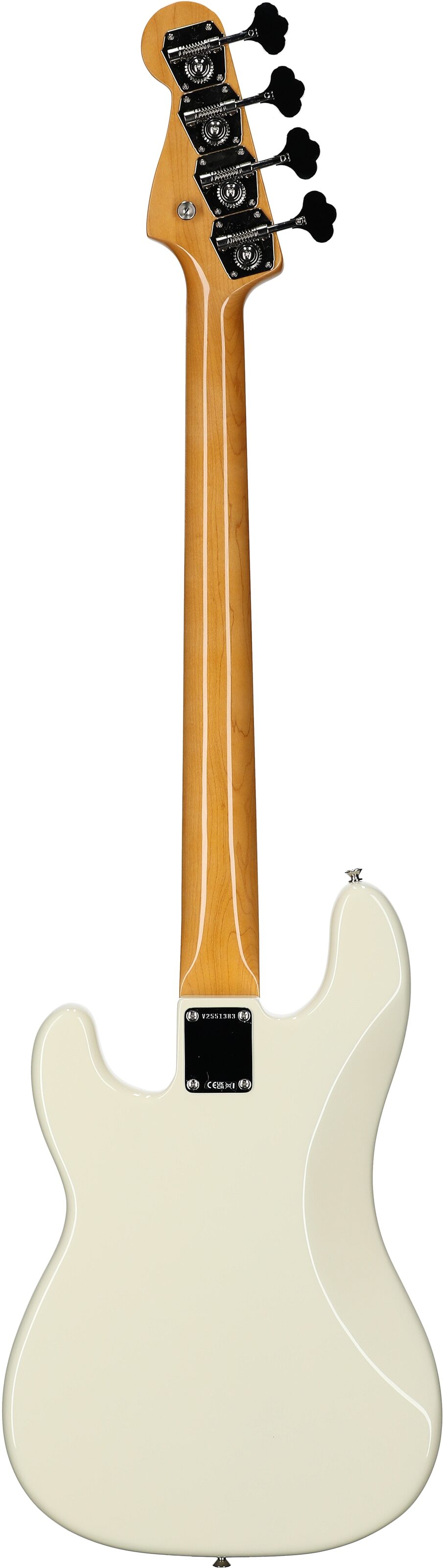 Fender American Vintage II 1960 Precision Electric Bass, Rosewood Fingerboard, Olympic White, Full Straight Back