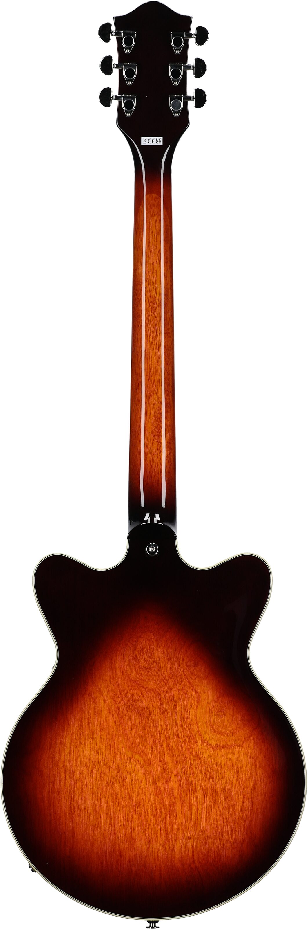 Gretsch G2655 Streamliner Center Block Junior Electric Guitar, Double Cut Forge Glow, Full Straight Back