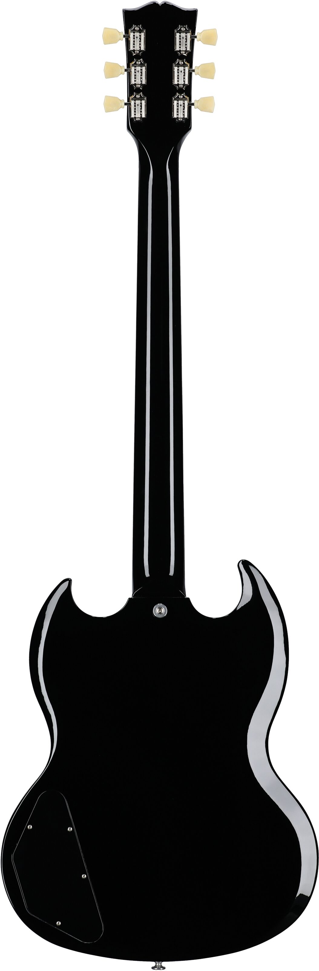 Gibson SG Standard '61 Custom Color Electric Guitar (with Case), Pelham Blueburst, Full Straight Back