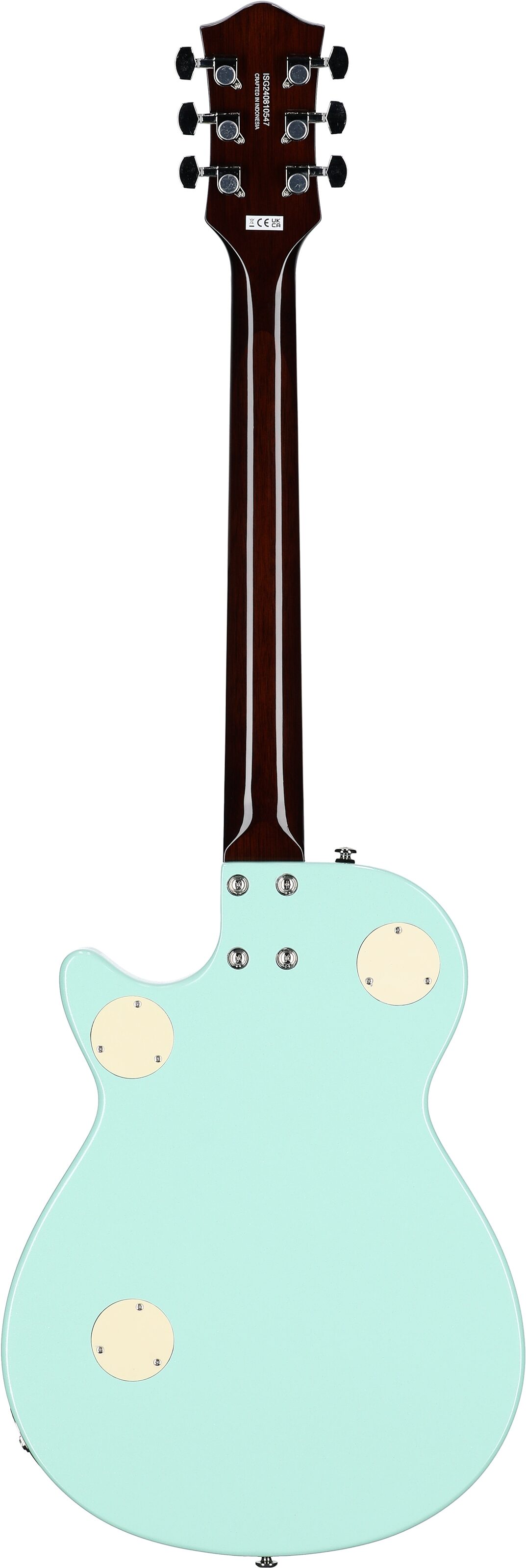 Gretsch Streamliner Jet Club Electric Guitar, Mint Metallic, Full Straight Back