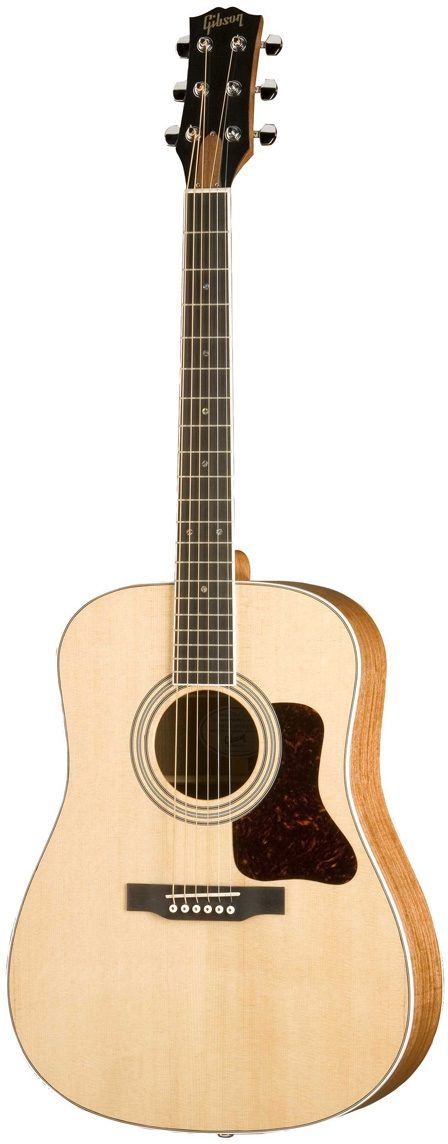 Gibson DSM Solid Mahogany Series Dreadnought Acoustic Guitar (With Case), Natural