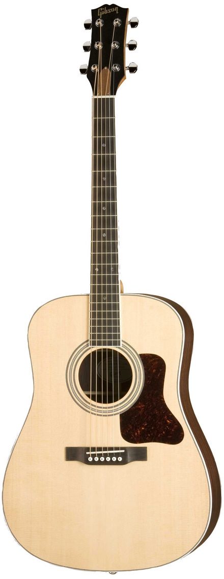 Gibson DSR Solid Rosewood Series Dreadnought Acoustic Guitar (With Case), Natural