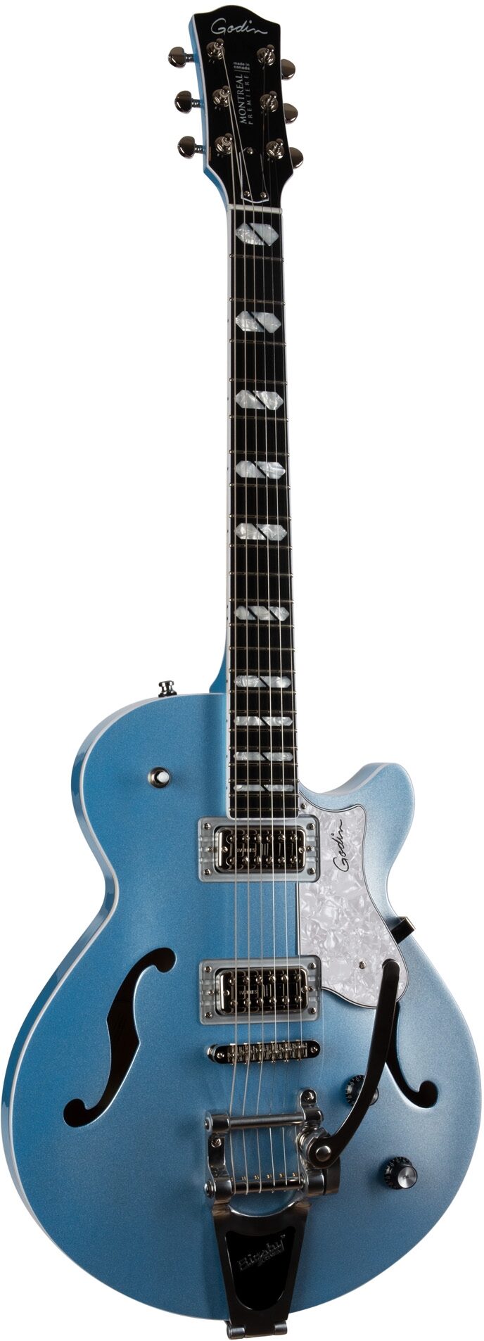 Godin Montreal Premiere Limited ESH Electric Guitar (with Gig Bag), Angled Front