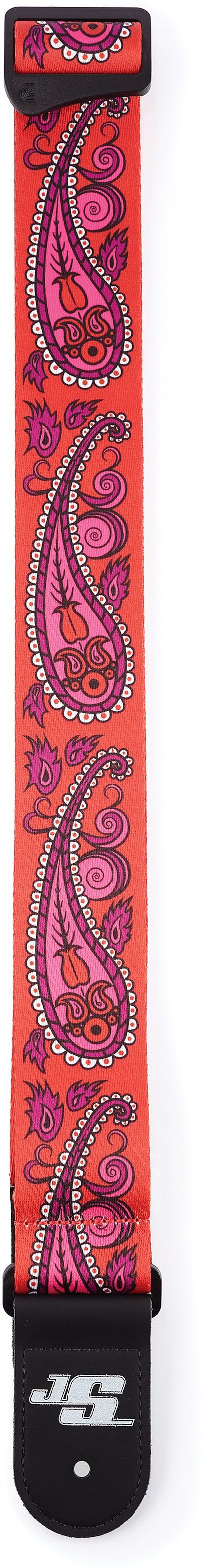 D'Addario Joe Satriani Signature Guitar Strap, Action Position Back