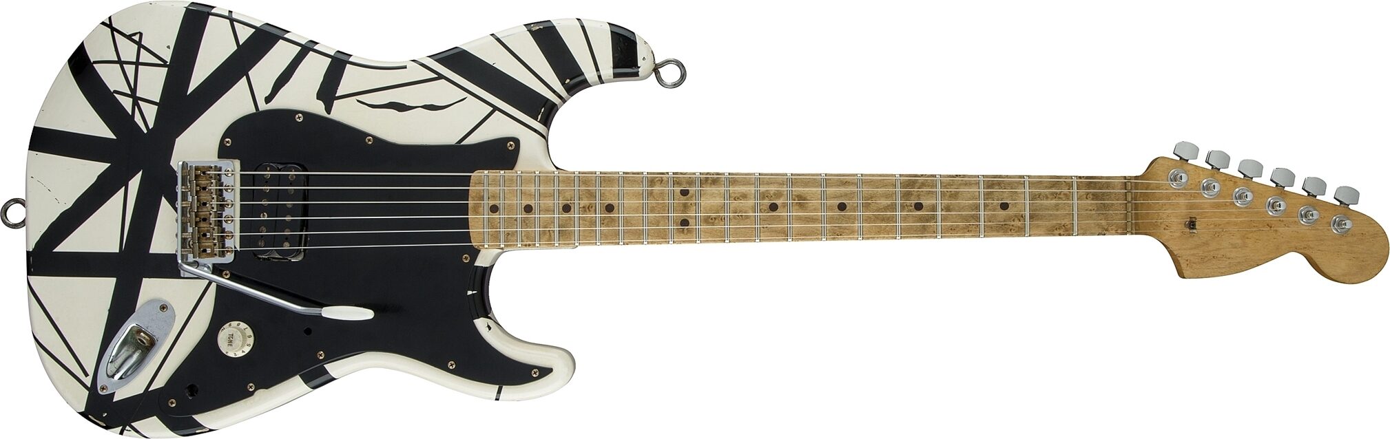 EVH Eddie Van Halen 78 Eruption Relic Van Halen Electric Guitar (with Case), Action Position Back