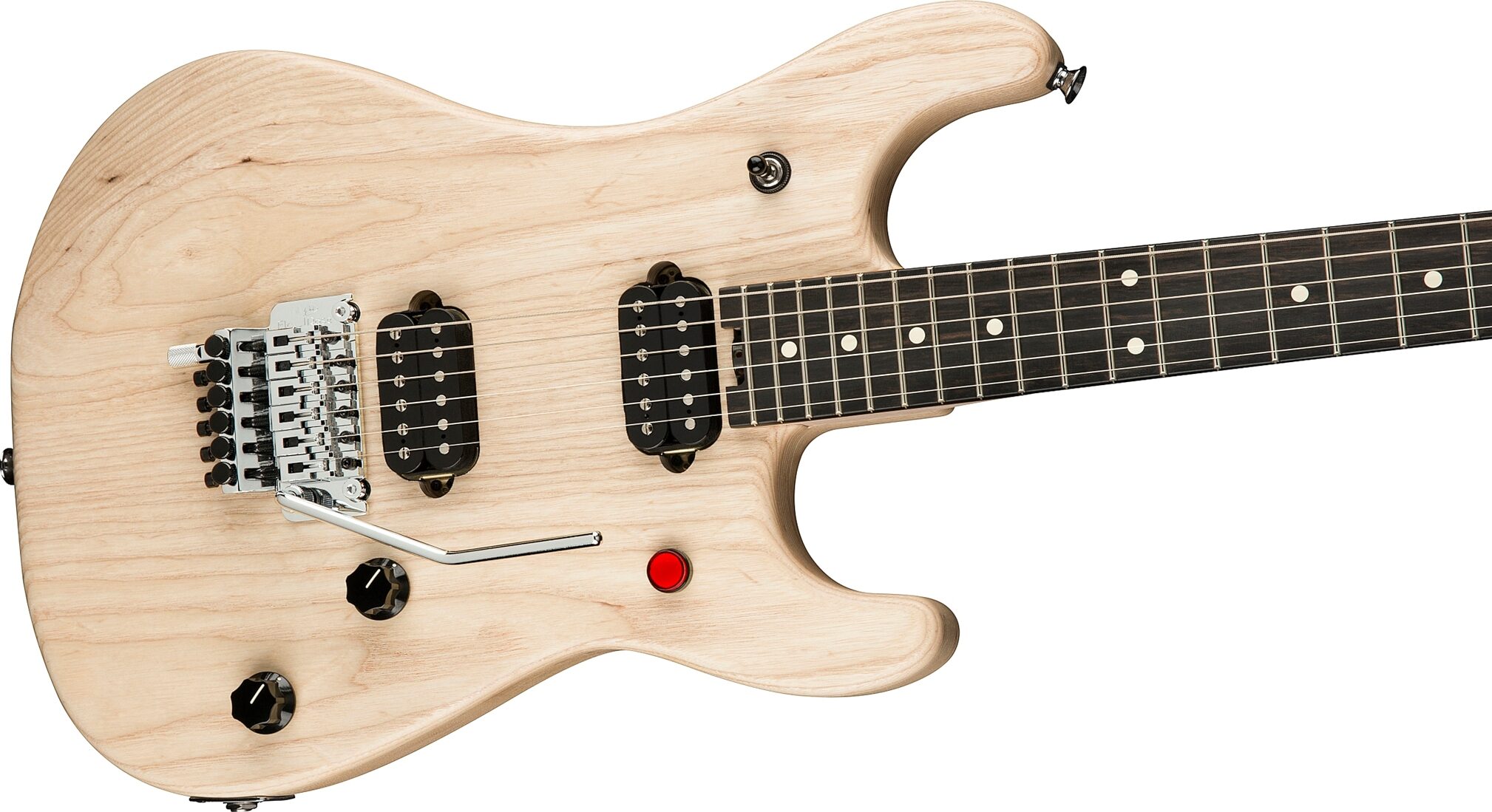 EVH Eddie Van Halen Limited Edition 5150 Deluxe Ash Electric Guitar, Action Position Back