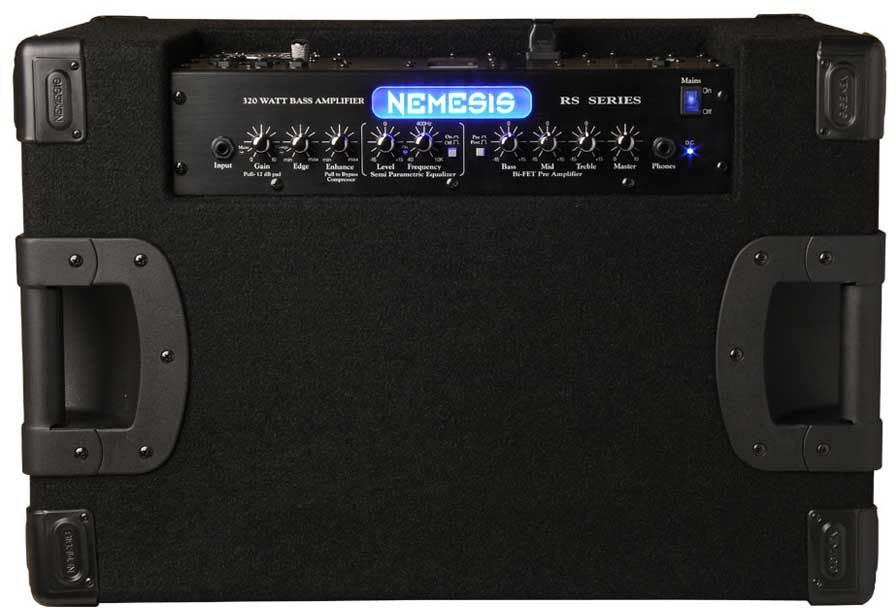 Nemesis by Eden RS210 RS Series Bass Combo Amplifier (320 Watts, 2x10 in.), Rear