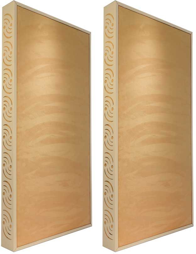 Ready Acoustics C424TN Chameleon Bass Traps (Tan), Sand Frame