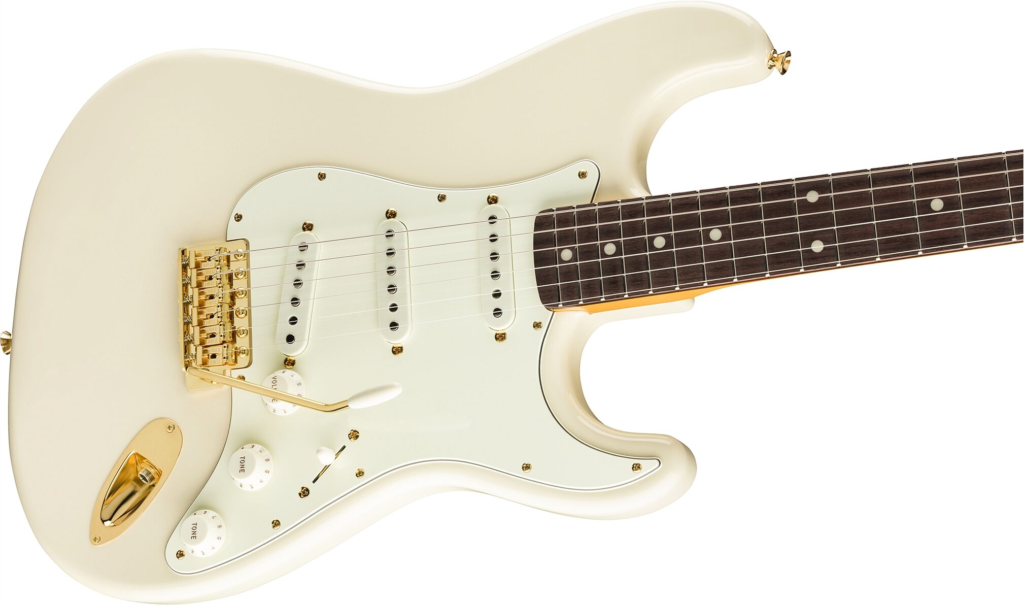Fender Limited Edition Made In Japan Daybreak Stratocaster Electric Guitar (with Gig Bag), Action Position Back