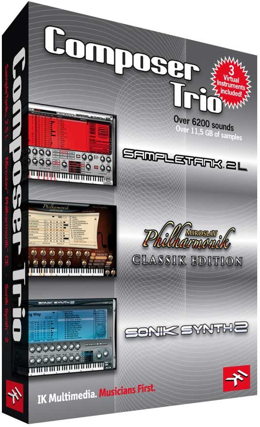 IK Multimedia Composer Trio Bundle (Mac and Windows), Main