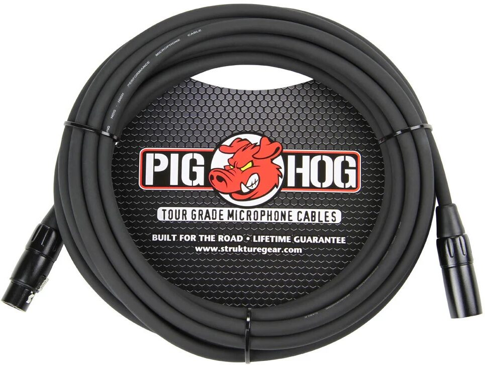 Pig Hog XLR Microphone Cable, 20 foot, Main