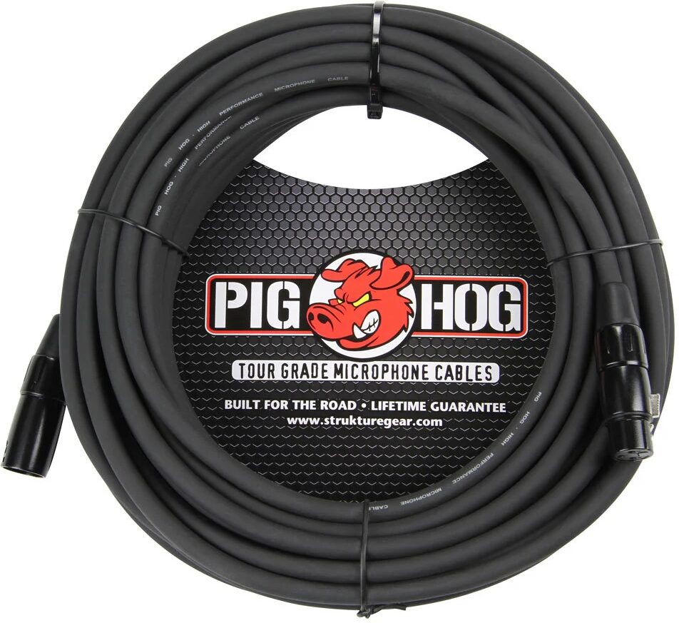 Pig Hog XLR Microphone Cable, 50 foot, Main