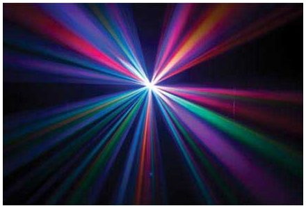 American DJ Warp Tri LED Moonflower Effect Light, FX 1