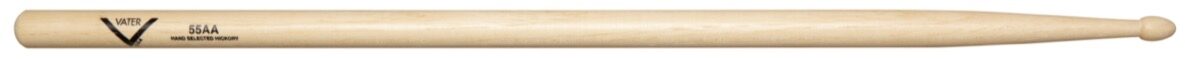 Vater Hickory Drumsticks, 55AA, Wood Tip, Pair, view