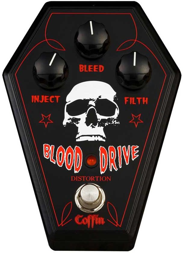 Coffin Case BDFX1 Blood Drive Distortion Pedal | zZounds