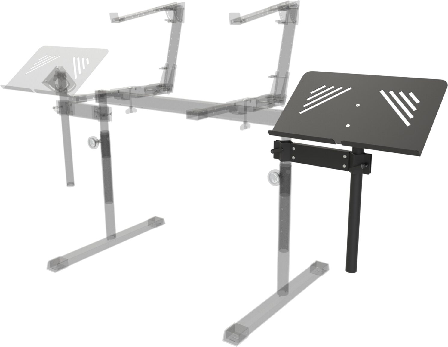 Black Panther Quassia Nota Laptop Holder Mount, New, Action Position Back